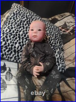 Hand-painted 18-in Reborn Baby Doll (Dimitri) Soft Body Hand-painted 18-in Reborn Baby Doll (Dimitri) Soft Body