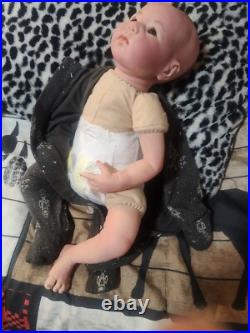 Hand-painted 18-in Reborn Baby Doll (Dimitri) Soft Body Hand-painted 18-in Reborn Baby Doll (Dimitri) Soft Body