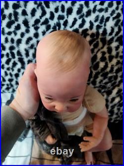 Hand-painted 18-in Reborn Baby Doll (Dimitri) Soft Body Hand-painted 18-in Reborn Baby Doll (Dimitri) Soft Body