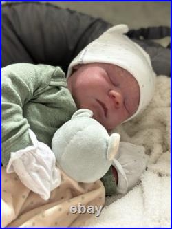 Hand painted realborn Michael doll