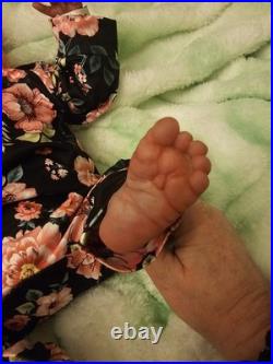 Handcrafted 20 Reborn Baby Lou Lou. Weighted And Stuffed To Look And Feel Real
