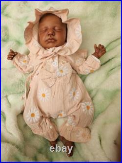 Handcrafted Reborn Doll Sleeping LouLou. Weighted And Stuffed To Feel Lifelike