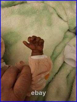 Handcrafted Reborn Doll Sleeping LouLou. Weighted And Stuffed To Feel Lifelike