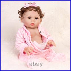 Handmade Baby Twins Realistic Reborn Dolls Twin Girls Full Body Silicone Vinyl