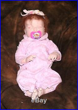Handmade Lifelike Reborn Doll Soft Vinyl Baby girl Anatomically correct