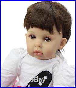 Handmade Newborn Doll 28 Vinyl Silicone Realistic Toddler Babies Reborn Dolls Handmade Newborn Doll 28 Vinyl Silicone Realistic Toddler Babies Reborn Dolls