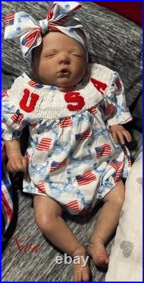 Handmade Real Reborn Newborn Doll Baby Girl Handmade Real Reborn Newborn Doll Baby Girl