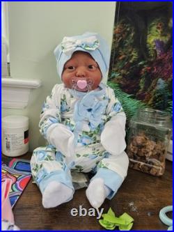 Handmade Reborn Doll Zuri Kit. Weighted And Stuffed To Feel Real. Great Gift