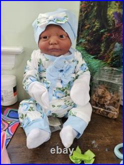 Handmade Reborn Doll Zuri Kit. Weighted And Stuffed To Feel Real. Great Gift