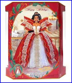 Happy Holidays Special Edition 1997 Barbie Doll 1st Brunette Holiday Barbie