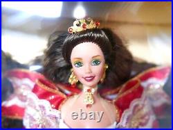 Happy Holidays Special Edition 1997 Barbie Doll 1st Brunette Holiday Barbie