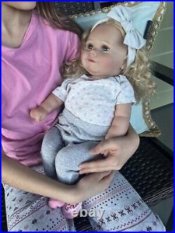 Heartbeat Reborn Doll 20 With Coos + Breathing Reborn Toddler Girl Baby Doll