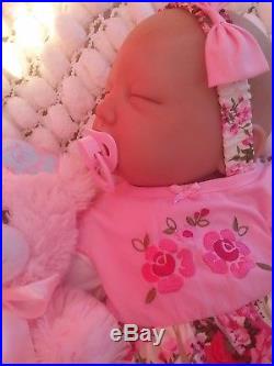 Heavy 22 6lbs Floppy New Reborn Baby Girl Doll Lifelike Newborn Sunbeambabies