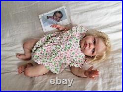 High End Juno REBORN PRISCILLA LOPEZ 9/500 AUTHENTIC COA LIFELIKE BABY Doll