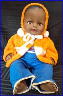 Horsman Vintage African American 12 Baby Doll Super Cute