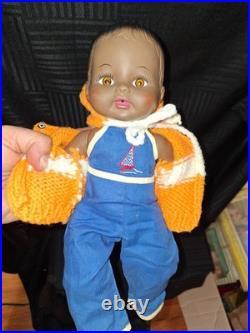 Horsman Vintage African American 12 Baby Doll Super Cute