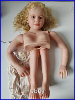 Huge 40 Gabriella Hand-Painted Reborn Newborn Doll Mold Kits with Body Connectors Huge 40 Gabriella Hand-Painted Reborn Newborn Doll Mold Kits with Body Connectors
