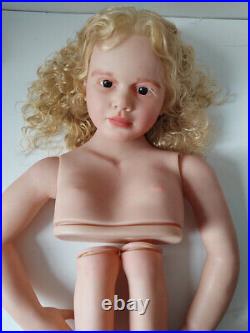 Huge 40 Gabriella Hand-Painted Reborn Newborn Doll Mold Kits with Body Connectors Huge 40 Gabriella Hand-Painted Reborn Newborn Doll Mold Kits with Body Connectors