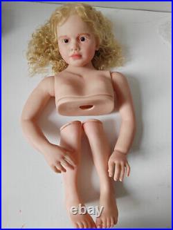 Huge 40 Gabriella Hand-Painted Reborn Newborn Doll Mold Kits with Body Connectors Huge 40 Gabriella Hand-Painted Reborn Newborn Doll Mold Kits with Body Connectors