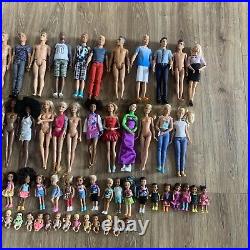 Huge Lot! Ken, Barbie, Barbie Babies Toddler 80+ Dolls. Some VERY RARE