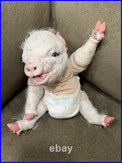 Hybrid Baby Piglet Reborn Doll