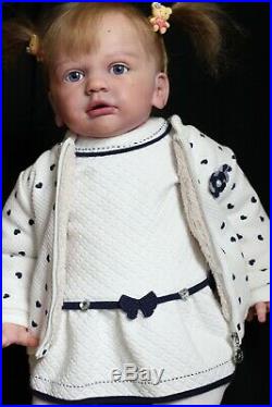 Hyperrealistic Reborn Baby Doll Toddler Tayra by Gudrun Legler 26'