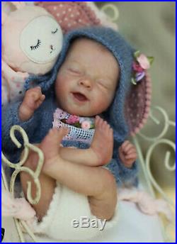IIORA PROTOTYPE artist 24 week Micro Preemie Reborn Doll Handmade LAYETTE