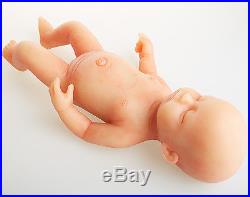 IVITA 15'' Skin Tone Silicone Reborn Realistic Sleeping Baby Girl Lovely Doll