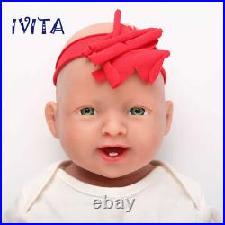 IVITA 20 Lifelike Cute Silicone Reborn Baby Doll Girl Xmas Gift Waterproof Toys