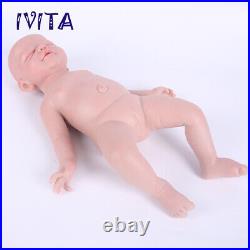 IVITA 21'' Silicone Reborn Doll Eyes Closed Sleeping Girl Floppy Silicone Doll