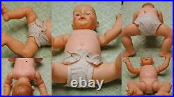 Ideal Bye Bye Baby Playpal Doll Original Gown/Vintage Diaper