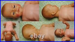 Ideal Bye Bye Baby Playpal Doll Original Gown/Vintage Diaper