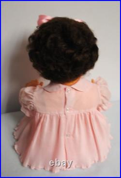 Ideal Playtex Dryper Baby 21 Vinyl Doll DARK HAIR