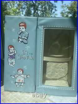 Ideal Toy TINY THUMBELINA 14 Doll With Case (non working)