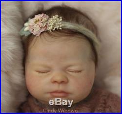 Isabella Nikki Johnston Reborn Baby 17 inch doll by CINDY WIBOWO