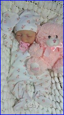 Jessica Schenk Reborn Realistic Newborn Size Fake Baby Girl Lifelike Doll