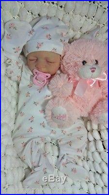 Jessica Schenk Reborn Ultra Realistic Newborn Fake Baby Cute Girl Doll