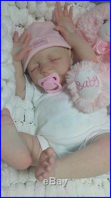 Jessica Schenk Reborn Ultra Realistic Newborn Fake Baby Cute Girl Doll