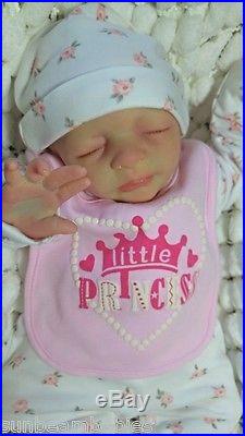 Jessica Schenk Reborn Ultra Realistic Newborn Fake Baby Girl Lifelike Doll