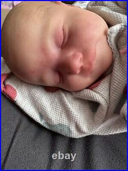 June Cuddle Reborn Baby Doll Painted By Randi Perry