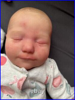 June Cuddle Reborn Baby Doll Painted By Randi Perry