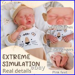 KUICEO Silicone Reborn Baby Doll 18in Weighted 5.4LB