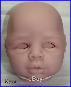 KYRA Reborn baby doll kit to make, Paints, kit, eyes, body, tools, to complete