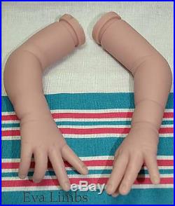 KYRA Reborn baby doll kit to make, Paints, kit, eyes, body, tools, to complete