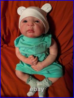 Kandi by Sebilla Bos NO COA Authentic Reborn Baby Newborn Vinyl & Cloth Artist