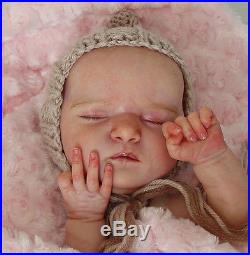 Kendras Garden Babies Reborn Scarlett, Bonnie Brown Lifelike vinyl baby doll