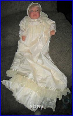 LEE MIDDLETON SIGNED REVA BABY DOLL Christening Gown 040797 1997