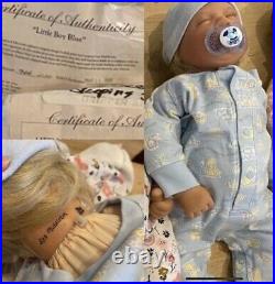 LEE Middleton Vinyl Baby Doll Little Boy Blue Weighted