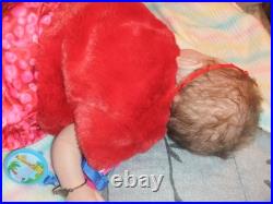 LIFELIKE GORGEOUS! Baby with German glass eyes Laura Tuzio Ross reborn Doll