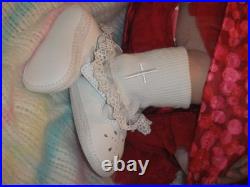 LIFELIKE GORGEOUS! Baby with German glass eyes Laura Tuzio Ross reborn Doll